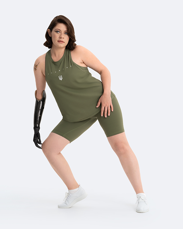 Tank Top | Creating Power Within - Khaki Green - Image 11