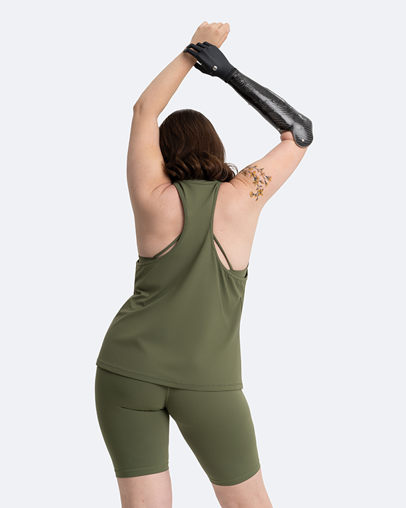 Tank Top | Creating Power Within - Khaki Green - Image 9