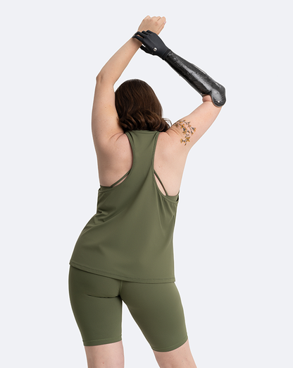 Tank Top | Creating Power Within - Khaki Green - Image 9