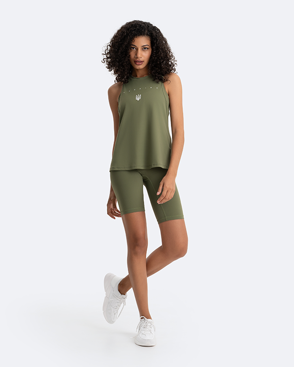 Tank Top | Creating Power Within - Khaki Green - Image 6